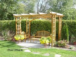 Vynal parts patio furniture with cushion furniture repair patio furniture pieces of patio furniture ideas that specializes in the finest. Awesome Pergola Ideas For Small Backyards With Wood Bench And Patio Table Simple Backyard Creations Deluxe Garden Pergola Helda Site Furnitures Home Design