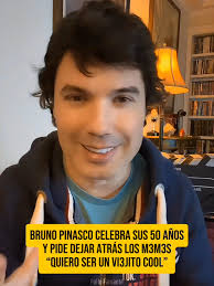 Bruno Pinasco celebra sus 50 años con emotivo pedido