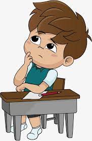 Thinking Characters Reflection Children Mobile Learning Png And Vector Student Cartoon Cute Cartoon Wallpapers Art Drawings For Kids