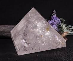 This Listing Is For Natural Clear Quartz Pyramidthe Quality Of The Items Is What You See In The Photo You Will Receive This It Clear Quartz Geode Decor Quartz