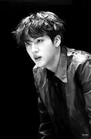 Kim Seokjin Black And White Seokjin Bts Seokjin Bts Jin