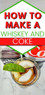 Some people may claim that's sacrilegious but diet coke is a perfectly acceptable substitution for coke. Whiskey And Coke Occasional Cocktails