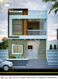 Modern farmhouse plan with a back porch. Modern Small House Exterior Design In India Decoomo