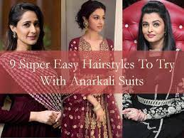 9 Super Easy Anarkali Hairstyles With Step By Step Tutorial Videos Keep Me Stylish Diy Hairstyles Easy Hair Styles Hairstyle With Suit