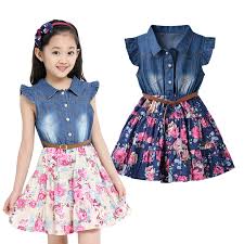 Children's clothing all departments alexa skills amazon devices amazon global store amazon warehouse apps & games audible audiobooks baby beauty books car & motorbike cds & vinyl. Summer Dresses For Girls Cotton Children Clothing Denim Baby Clothes Floral Short Sleeve Kids Clothes For Girls Princess Dress Dresses For Girls Summer Dresses For Girlskids Clothes For Girls Aliexpress