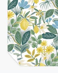 Curtain brushes, golden chains and flowers on grey background. Rifle Paper Co On Twitter Amalfi Inspired By The Italian Coast Shop The Whole Collection Of Peel Stick Wallpaper On Our Site Riflepaperco Riflepapercohome Https T Co Tk5rtrbubb