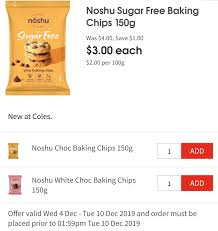 Sugar Free Choc Chips At Coles Ketoaustralia