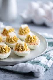Caesar Deviled Eggs Recipe Recipe Taste And Tell Recipe Deviled Eggs Recipe Food Deviled Eggs