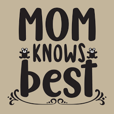Mom knows best Worlds best mom Mothers day card, T Shirt Design, Moms life,  motherhood poster. Funny hand drawn calligraphy text 14324132 Vector Art at  Vecteezy