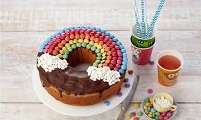Geburtstags Regenbogenkuchen Rezept Regenbogenkuchen Rezept Susse Kuchen Kuchen Kindergeburtstag