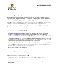 Letters Of Reference University Of Calgary
