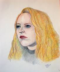 Drawing Shelby Stocker 8-17-18 — The Pretentious Cleveland Portrait Artists.