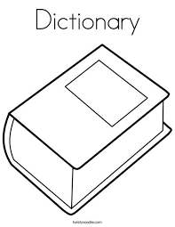 She created a series of four coloring pages to represent words from our urban indian dictionary. Dictionary Coloring Page Twisty Noodle