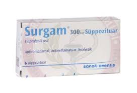 Etken maddesi tiaprofenik asit olan surgam tablet; 2021 Surgam 300 Mg 6 Supozituar Ilac Fiyati