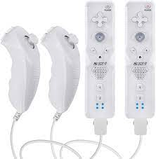98 list list price $24.85 $ 24. Amazon Com Wii Remote Controller 2 Sets Include 2 Wii Remote And Build In Motion Sensor Plus And 2 Nunchuck 2 In 1 Computers Accessories