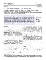 Pdf Two Infants With Tuberculid Associated With Kawasaki Disease