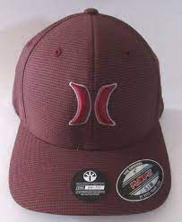 Mens Hurley Nike Dri Fit Flex Fit Maroon Hat Fitted Cap Size S M Maroon Hat Nike Dri Fit Mens Accessories