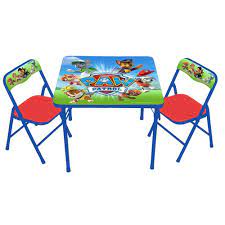 nickelodeon paw patrol activity table and chair set activity table thomas the tank chair set