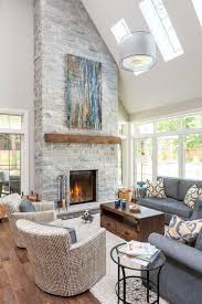 Typical stone veneer applications include exterior cladding, interior feature walls. 26 Stone Fireplaces For Ultimate Coziness Digsdigs