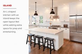 kitchen layout, l shaped kitchen