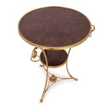 Ormolu And Porphyry French Antique Circular Gueridon Table 3 French Antiques Side Tables For Sale Antiques