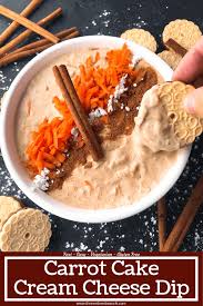 Simple And Easy Carrot Cake Cream Cheese Dip Recipe Ready In 5 Minutes Fast Spring Or Easter Des Cream Cheese Dips Easter Food Appetizers Dessert Recipes Easy