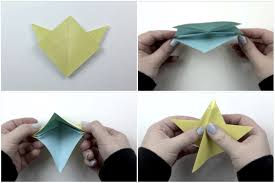 Hiasan dinding dari kertas origami ini mudah dibuat dan biayanya sangat terjangkau. Arahan Bintang Origami 5 Titik Sederhana 2021 Todo Web Media