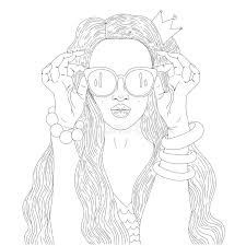 Voir plus d'idées sur le thème dessin a imprimer dessin a imprimer. Pression Artillerie Fatidique Dessin A Imprimer De Fille Avec Des Lunettes De Soleil Parcelle Article Ditesmoi