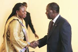 Gambian lawyer, former advisor of yahya jammeh, international criminal law prosecutor. Fatou Bensouda Alassane Ouattara 18 Juillet 2013 Justice In Conflict