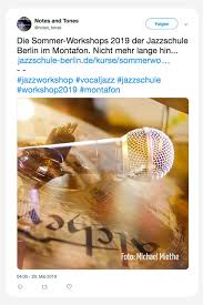 Sommer Jazz Workshop Jazz Gesang Konzert