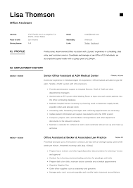 office assistant resume + writing guide