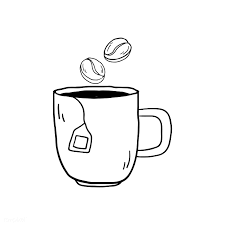 Mug Of Hot Tea Cafe Icon Vector Free Image By Rawpixel Com Filmful Cafe Icon Mug Drawing Tea Logo