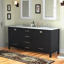 When it comes to outfitting a master bathroom, double sink vanities give couples the space they need to get ready without getting in each other's way. Andover Mills Broadview 72 Double Bathroom Vanity Set Reviews Wayfair