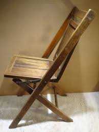 Antique Simmons Wooden Folding Chair Vintage Wood Slat Seat Fold Park Seat Wood Wooden Folding Chairs Folding Chair Chair