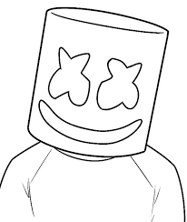 Fortnite coloring pages exclusive ideal for printing. Marshmello Fortnite Coloring Pages Print For Free Wonder Day