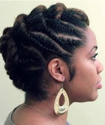 Other than that, twist hairstyles come with the same benefits: Flat Twist Updo Updos For Natural Hair Natural Hair Styles Natural Hair Updo Natural Hair Twist Out