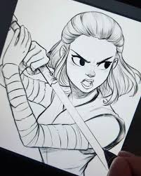 Regram Limetown First New Drawing Of The Year We Watched The Last Jedi Yesterday And Loved It What Did You Star Wars Drawings Star Wars Fan Art Star Wars Art