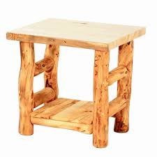 No 2 pieces are the same or even close. Mountain Woods Log Furniture Aspen Log End Table