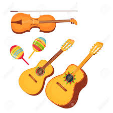 The rose bowl, sugar bowl, orange bowl, cotton bowl, peach bowl, and fiesta bowl. Set Of Traditional Mexican Musical Instruments Guitar Guitarron Royalty Free Cliparts Vectors And Stock Illustration Image 123687332