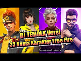 Semoga kalian terhibur dengan parody 25 nama karakter free fire dalam lagu dj temola ini yaaa.original song : 25 Nama Karakter Ff Dalam Dj Temola Viral Music Parody Youtube