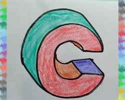 Rejecting the plane of images, they create stunning optical illusions that only a human brain can notice. How To Draw Letter C In 3d Step By Step Archives How To Draw Step By Step
