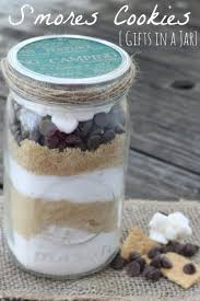 Gifts In A Jar S Mores Cookies Mason Jar Cookies Mix Mason Jar Cookie Recipes Mason Jar Cookies