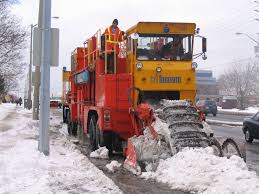 Snow Removal Machine This Is How Snow Is Removed In Toronto The Conveyor Belt Takes Up The Snow Deposits It I Snow Removal Machine Jet Engine Snow Removal