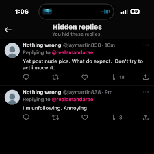 Amanda Rae в X: „Found one 😂 Also, I have never posted a nude on here. Not  that that would be an excuse to mistreat me, but just for the record.  t.coLe4ypF1F9u“ 