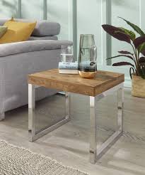 Wohnling Beistelltisch Guna 45 Cm Wl1 310 Aus Sheesham Massivholz Und Metall Wohnzimmer Esszimme Beistelltische Wohnzimmer Couchtisch Landhaus Beistelltische