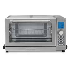 Cuisinart Deluxe 1800 W 6 Slice Stainless Steel Toaster Oven With Lcd Display Tob 135n The Home Depot