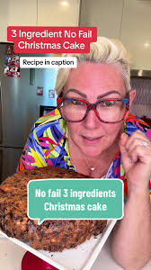 3-Ingredient Christmas Cake Recipe