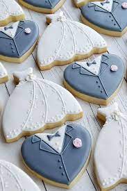 36 Wedding Cake Cookies Decor Ideas Wedding Forward Wedding Cake Cookies Bridal Cookies Wedding Cookies