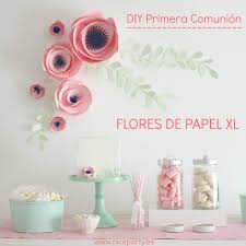 Tenemos una sección completa dedicada a las coronas de adviento, que puedes. Diy Comunion Flores De Papel Xl La Comunion De Noa Magazine
