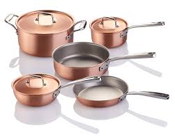 Falk 8 Piece Falk Copper Signature Line Chef S Set Click On The Image For Additional Detail Copper Cookware Set Cookware Set Stainless Steel Copper Cookware